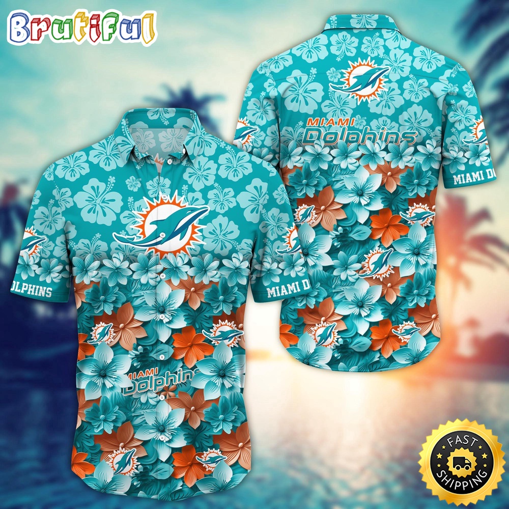 Miami Dolphins Shop - FL Miami Dolphins Hawaiian Shirt Trending Summer
