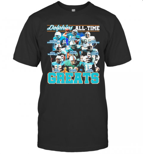 Miami Dolphins All Time Greats T-Shirt