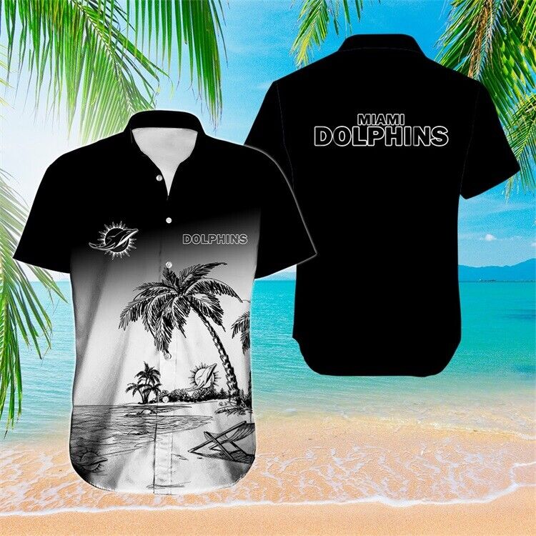Miami Dolphins Shop - Miami Dolphins Mens Hawaiian Shirts For Fan V4