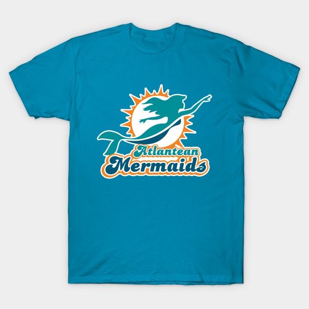 Miami Dolphins Shop - Atlantean Mermaids T Shirt 1