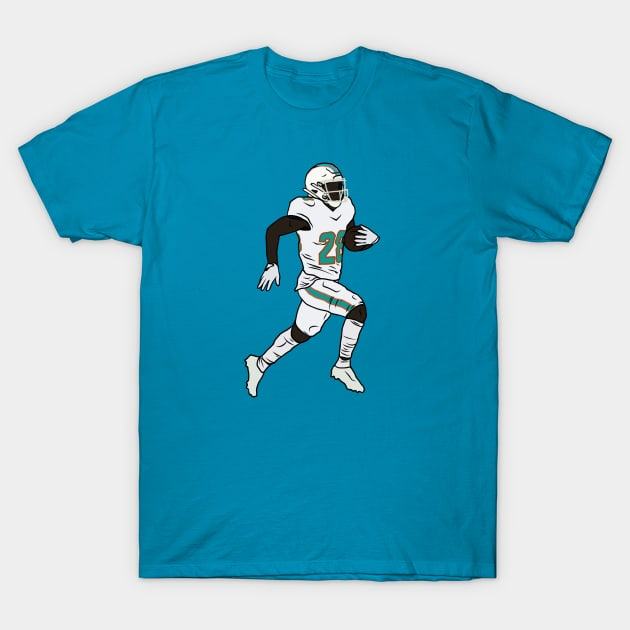 Miami Dolphins Shop - DeVon Achane Running T Shirt 1