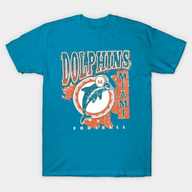 Miami Dolphins Shop - Dolphins Miami Vintage Pride T Shirt 1