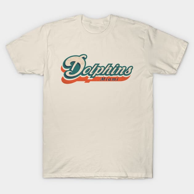 Miami Dolphins Shop - FAN ART dolphins T Shirt 1