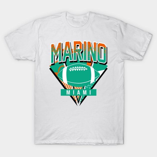 Miami Dolphins Shop - Marino Throwback Miami Football T Shirt 1