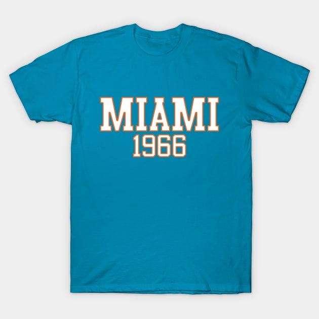 Miami Dolphins Shop - Miami 1966 T Shirt 1 1