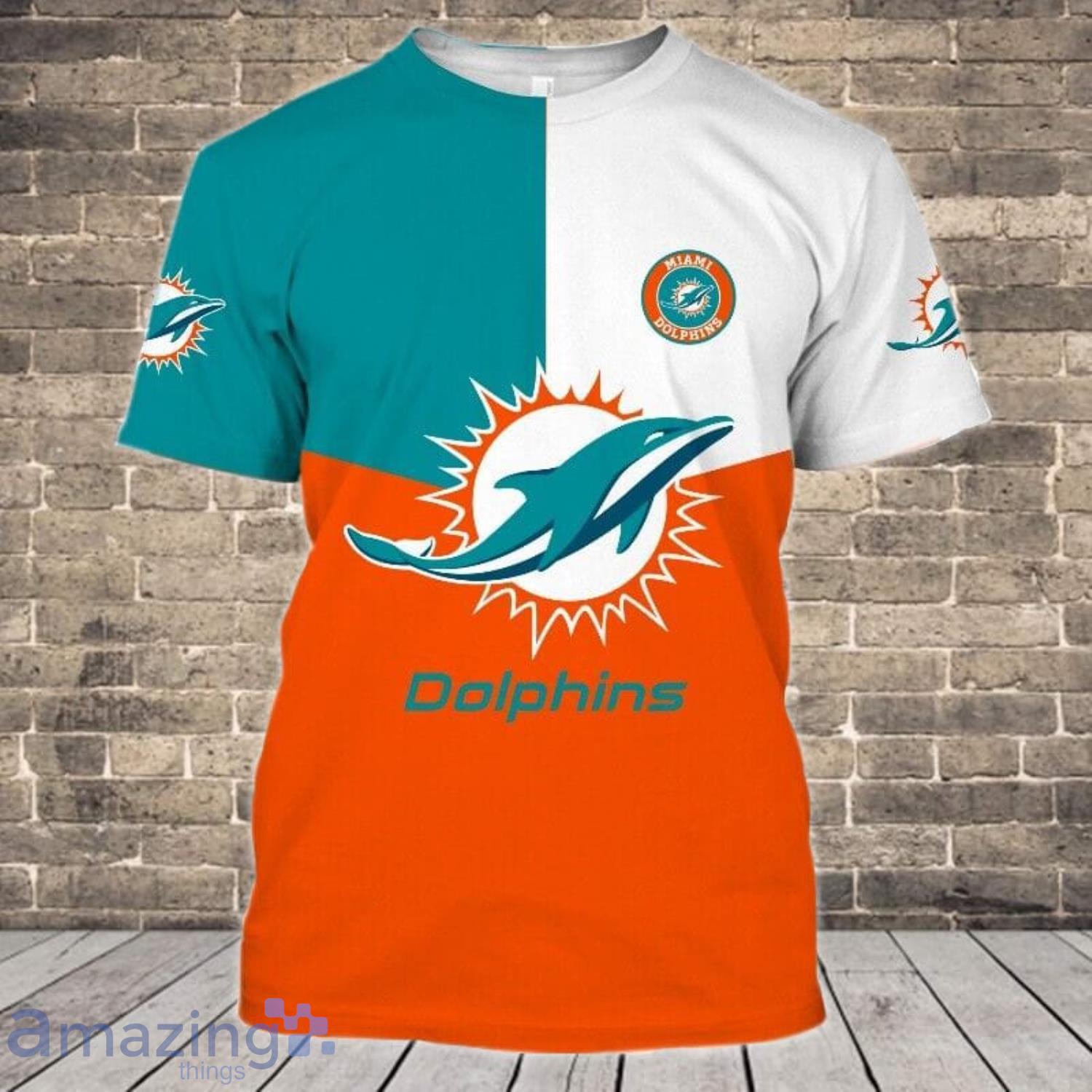 Miami Dolphins Shop - Miami Dolphins 3D T Shirts For Sport Fans