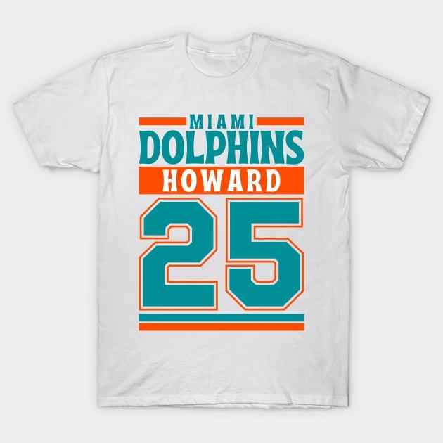 Miami Dolphins Shop - Miami Dolphins Howard 25 Edition 3 T Shirt 1