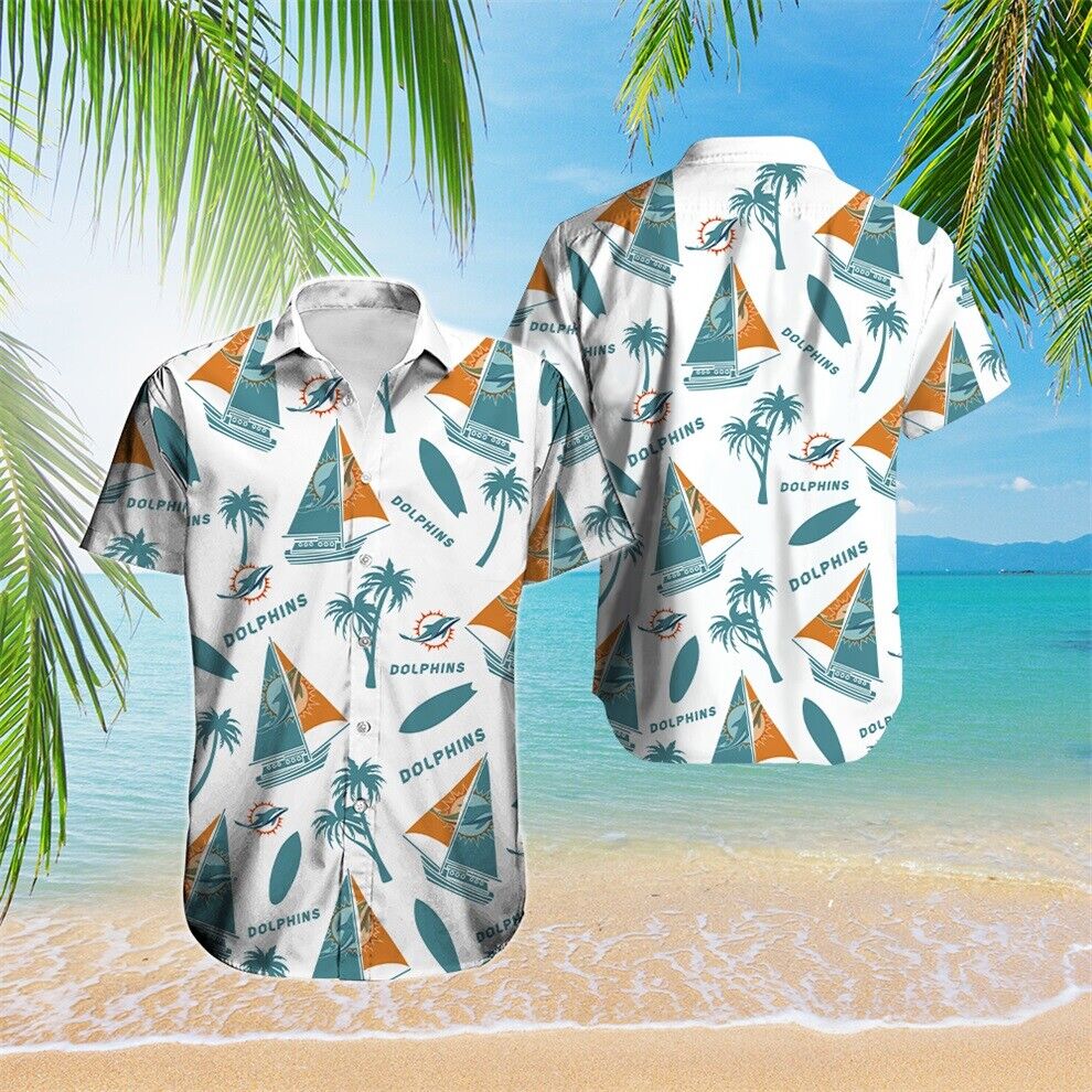 Miami Dolphins Shop - Miami Dolphins Mens Hawaiian Shirts Gift Fans V2