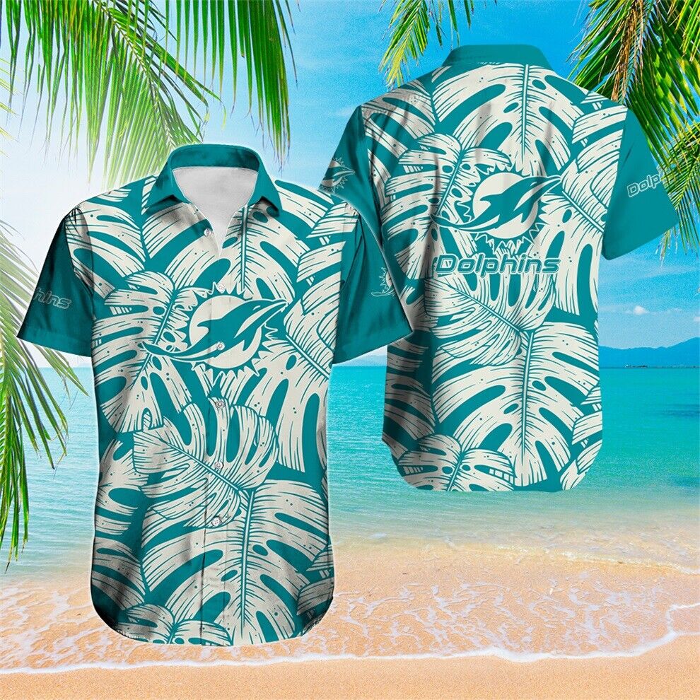 Miami Dolphins Shop - Miami Dolphins Mens Hawaiian Shirts Gift Fans V4