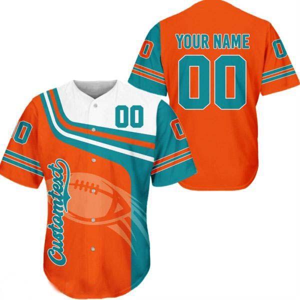 Miami Baseball Jerseys Shirt Custom Name And Number For Fans