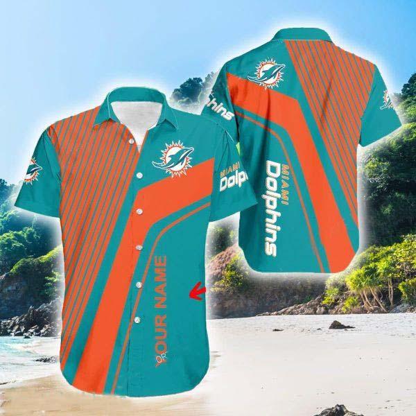 Miami Dolphins Bold New 3D Hawaiian Shirt For Men And Women Custom Name