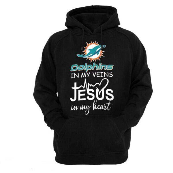 Miami Dolphins Jesus T-Shirt Hoodie Sweatshirt