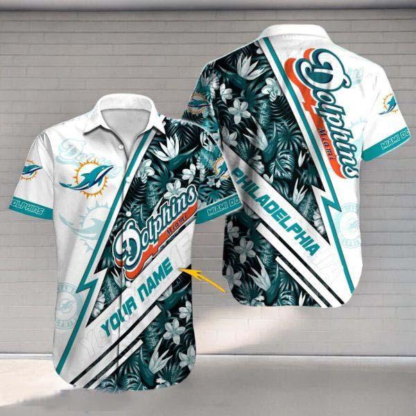 Miami Dolphins NFL Hawaiian Shirt For Summer Custom Name