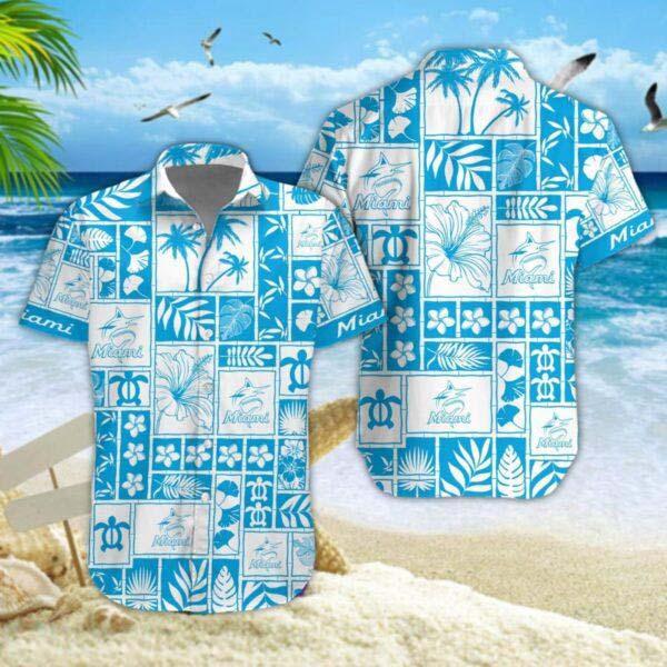 Miami Marlins Beach Hawaiian Shirt For Fans