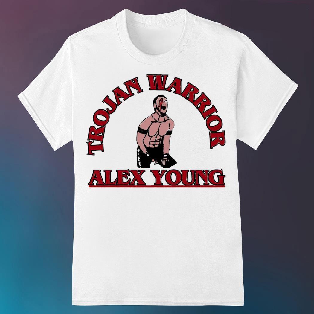 Trojan Warrior Alex Young win lose or draw collection shirt